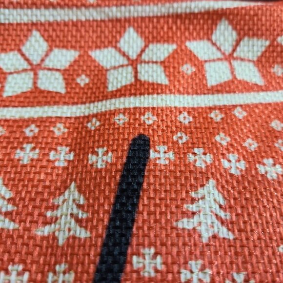 Cat Christmas Pillow Cover Red Decorative Throw Case Couch Holiday Accent Decor - Picture 8 of 9